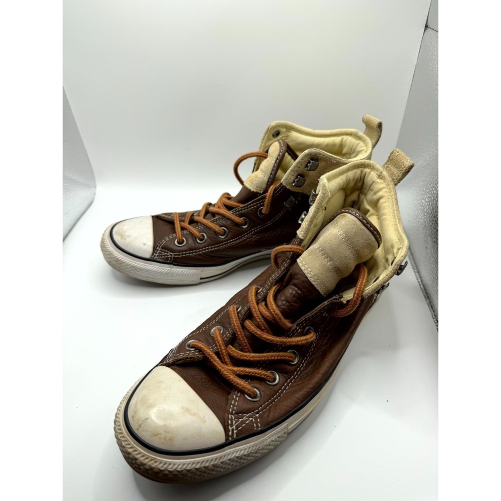 Converse Chuck Taylor All Star Hi Hiker 2 139820C Mens 8.5 Sneaker Brown Leather